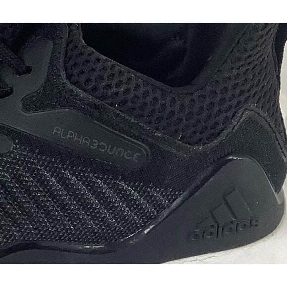 Adidas Men's Alphabounce Beyond Core Black White Running Shoes Lace up Size 7.5 - Picture 6 of 8